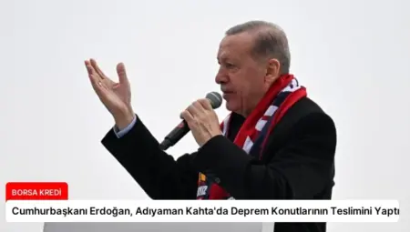 Cumhurbaşkanı Erdoğan, Adıyaman Kahta’da Deprem Konutlarının Teslimini Yaptı