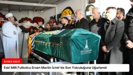 Eski Milli Futbolcu Ersen Martin İzmir’de Son Yolculuğuna Uğurlandı