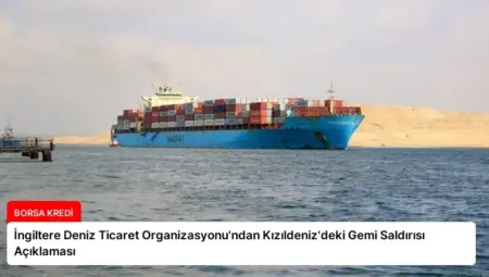 İngiltere Deniz Ticaret Organizasyonu’ndan Kızıldeniz’deki Gemi Saldırısı Açıklaması