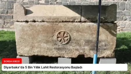 Diyarbakır’da 5 Bin Yıllık Lahit Restorasyonu Başladı