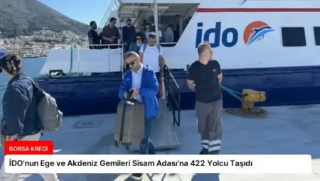 İDO’nun Ege ve Akdeniz Gemileri Sisam Adası’na 422 Yolcu Taşıdı