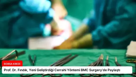 Prof. Dr. Fındık, Yeni Geliştirdiği Cerrahi Yöntemi BMC Surgery’de Paylaştı