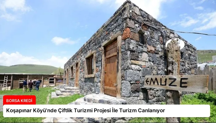 Koşapınar Köyü’nde Çiftlik Turizmi Projesi İle Turizm Canlanıyor