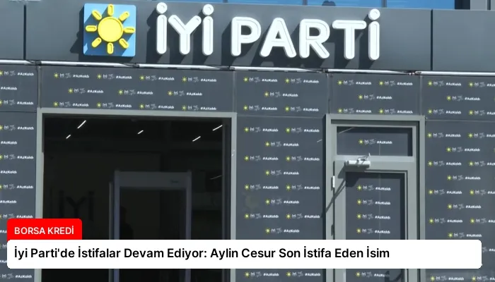 İyi Parti’de İstifalar Devam Ediyor: Aylin Cesur Son İstifa Eden İsim