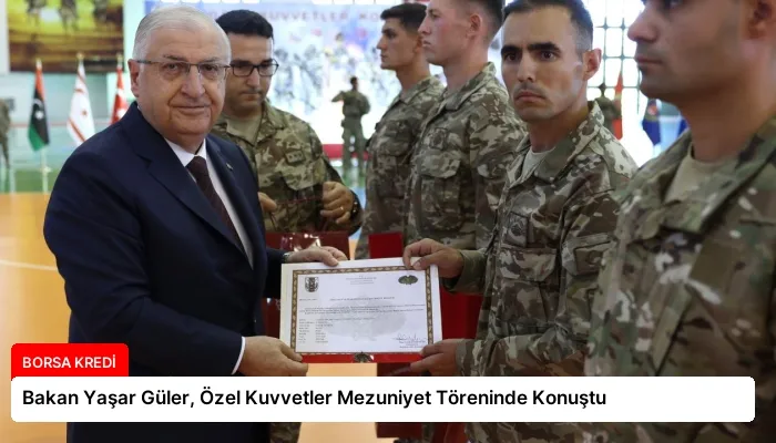 Bakan Yaşar Güler, Özel Kuvvetler Mezuniyet Töreninde Konuştu