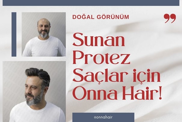 Doğal Görünüm Sunan Protez Saçlar için Onna Hair!