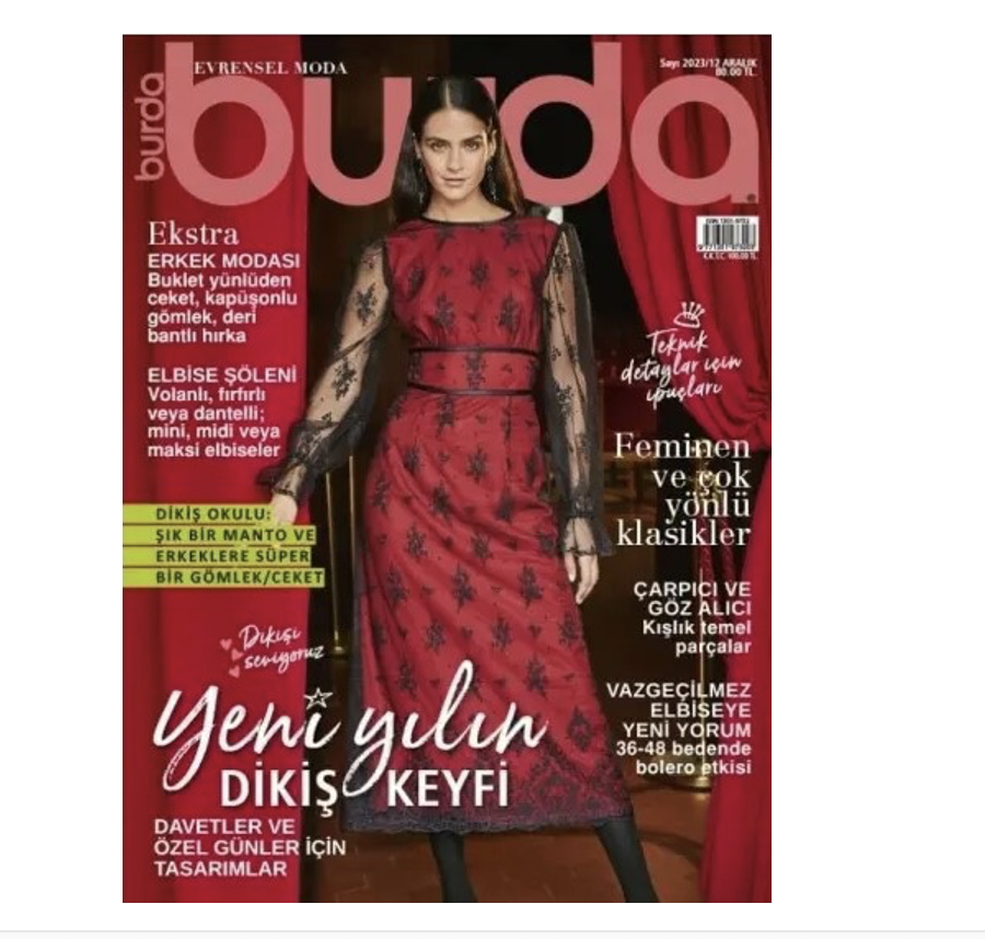 Burda Dergisi, Elbise Kalıpları İle Kolay Dikiş!