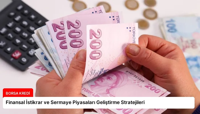 Finansal İstikrar ve Sermaye Piyasaları Geliştirme Stratejileri