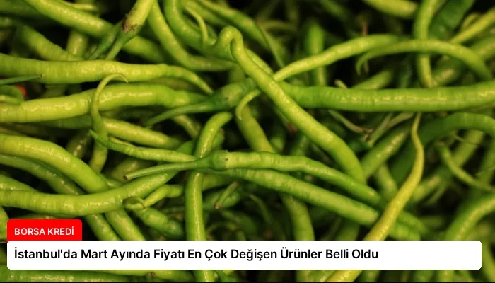 İstanbul’da Mart Ayında Fiyatı En Çok Değişen Ürünler Belli Oldu