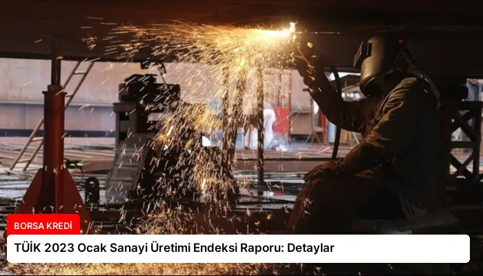 TÜİK 2023 Ocak Sanayi Üretimi Endeksi Raporu: Detaylar