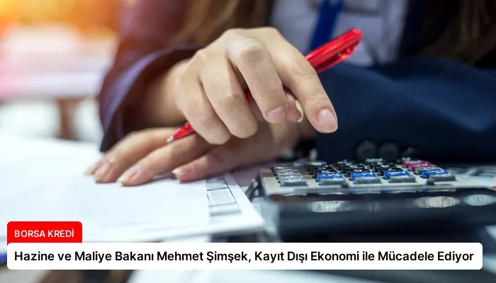 Hazine ve Maliye Bakanı Mehmet Şimşek, Kayıt Dışı Ekonomi ile Mücadele Ediyor