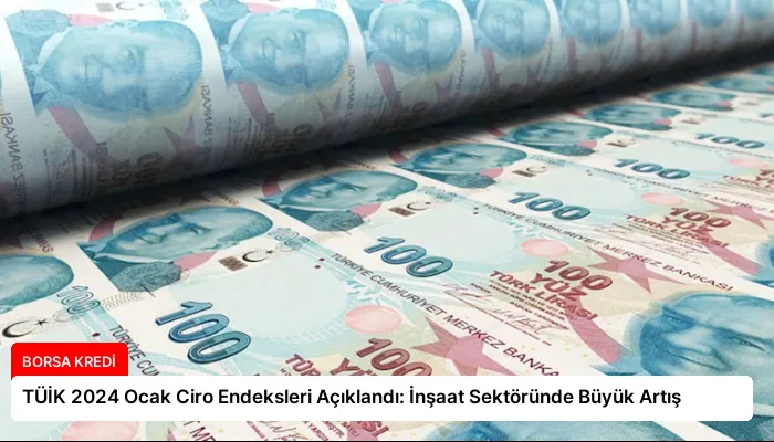 TÜİK 2024 Ocak Ciro Endeksleri Açıklandı: İnşaat Sektöründe Büyük Artış