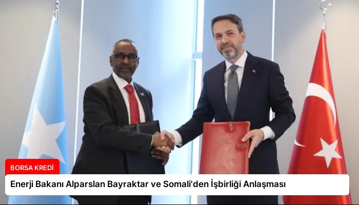 Enerji Bakanı Alparslan Bayraktar ve Somali’den İşbirliği Anlaşması