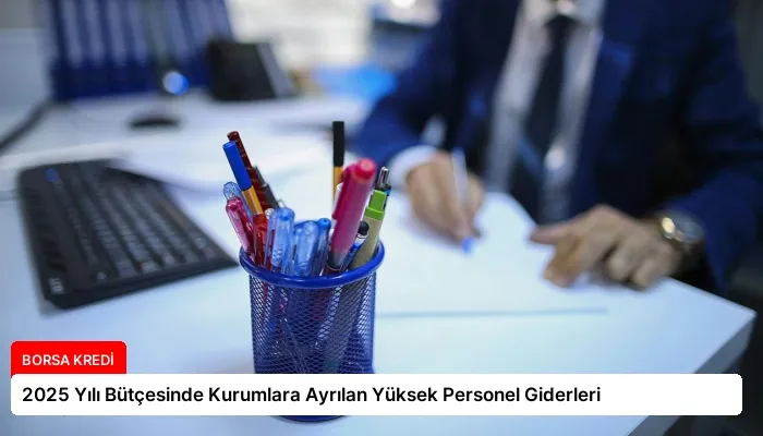 2025 Yılı Bütçesinde Kurumlara Ayrılan Yüksek Personel Giderleri