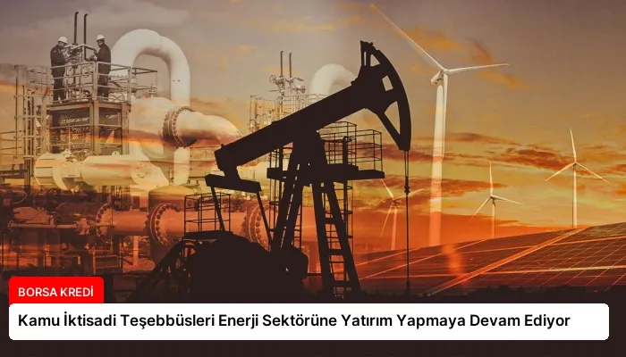Kamu İktisadi Teşebbüsleri Enerji Sektörüne Yatırım Yapmaya Devam Ediyor
