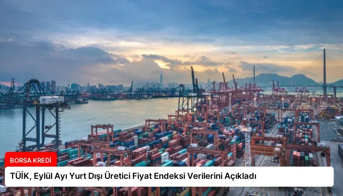 TÜİK, Eylül Ayı Yurt Dışı Üretici Fiyat Endeksi Verilerini Açıkladı
