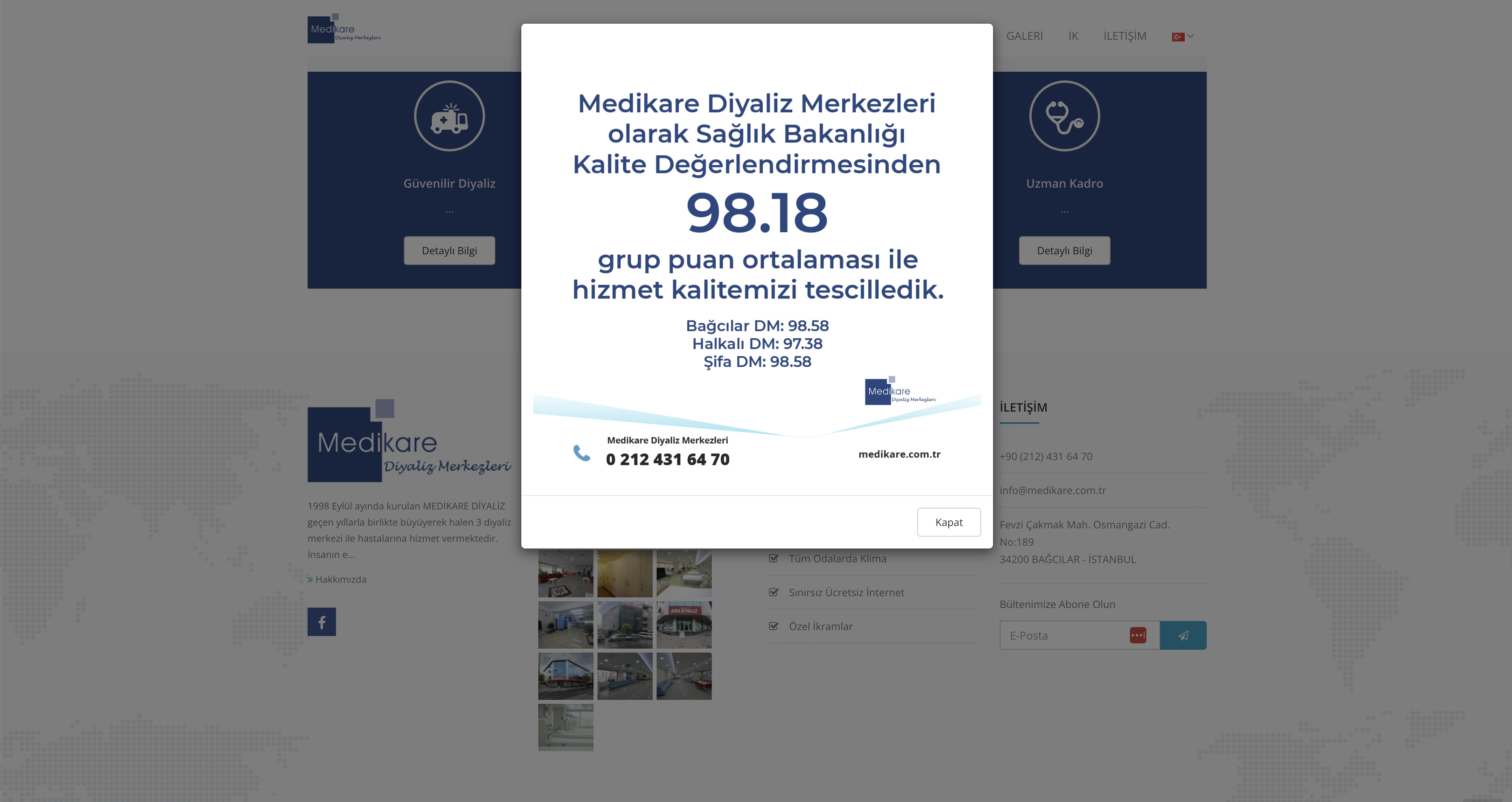 Medikare Diyaliz Merkezleri: İstanbul’da Diyaliz Tedavisinde Güven ve Kalite Bir Arada