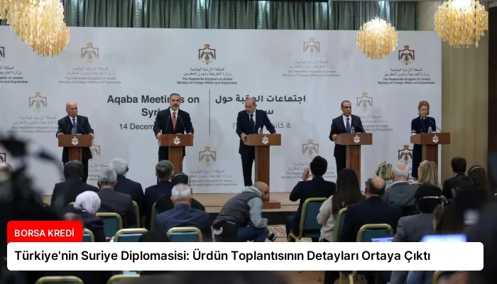 Türkiye’nin Suriye Diplomasisi: Ürdün Toplantısının Detayları Ortaya Çıktı
