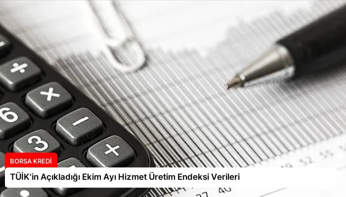 TÜİK’in Açıkladığı Ekim Ayı Hizmet Üretim Endeksi Verileri