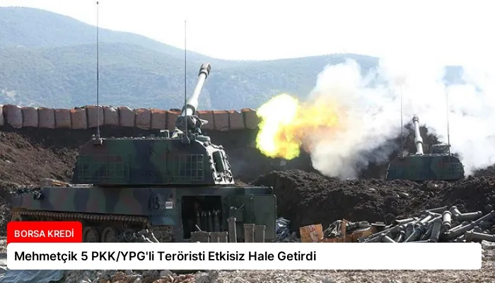 Mehmetçik 5 PKK/YPG’li Teröristi Etkisiz Hale Getirdi
