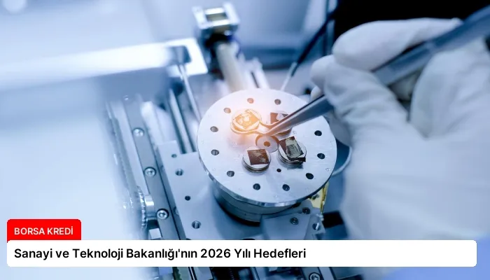 Sanayi ve Teknoloji Bakanlığı’nın 2026 Yılı Hedefleri