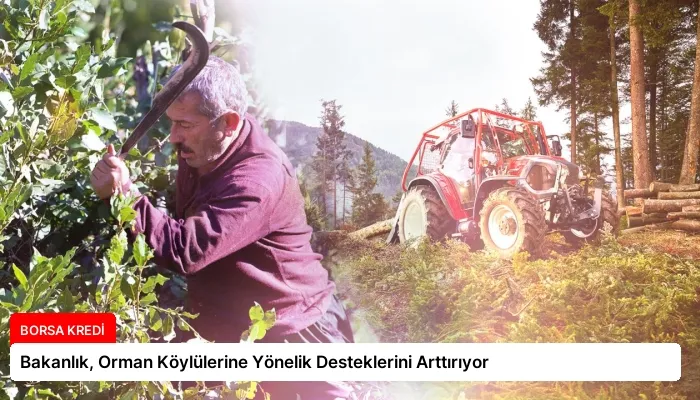 Bakanlık, Orman Köylülerine Yönelik Desteklerini Arttırıyor