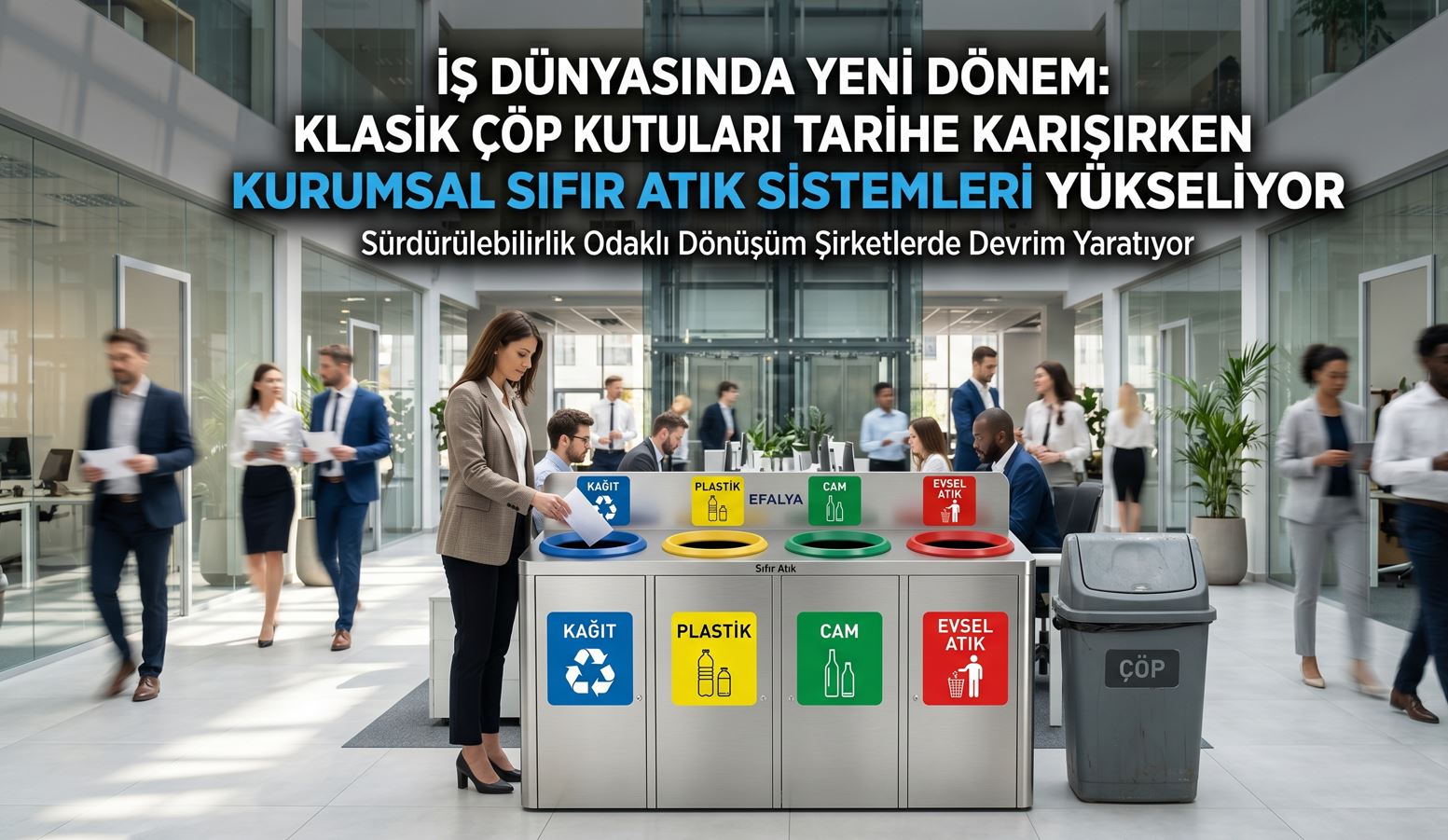Klasik Çöp Kutuları Tarihe Karışırıyor