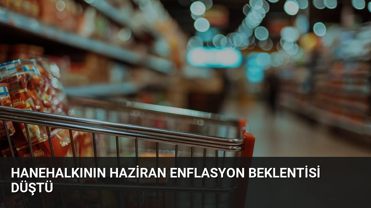 Hanehalkının Haziran Enflasyon Beklentisi Düştü