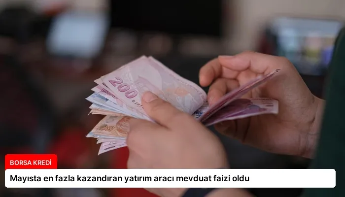 Mayısta en fazla kazandıran yatırım aracı mevduat faizi oldu