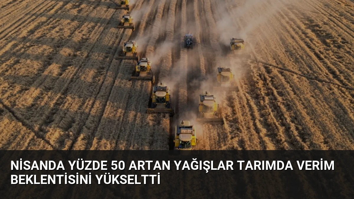 Nisanda Yüzde 50 Artan Yağışlar Tarımda Verim Beklentisini Yükseltti