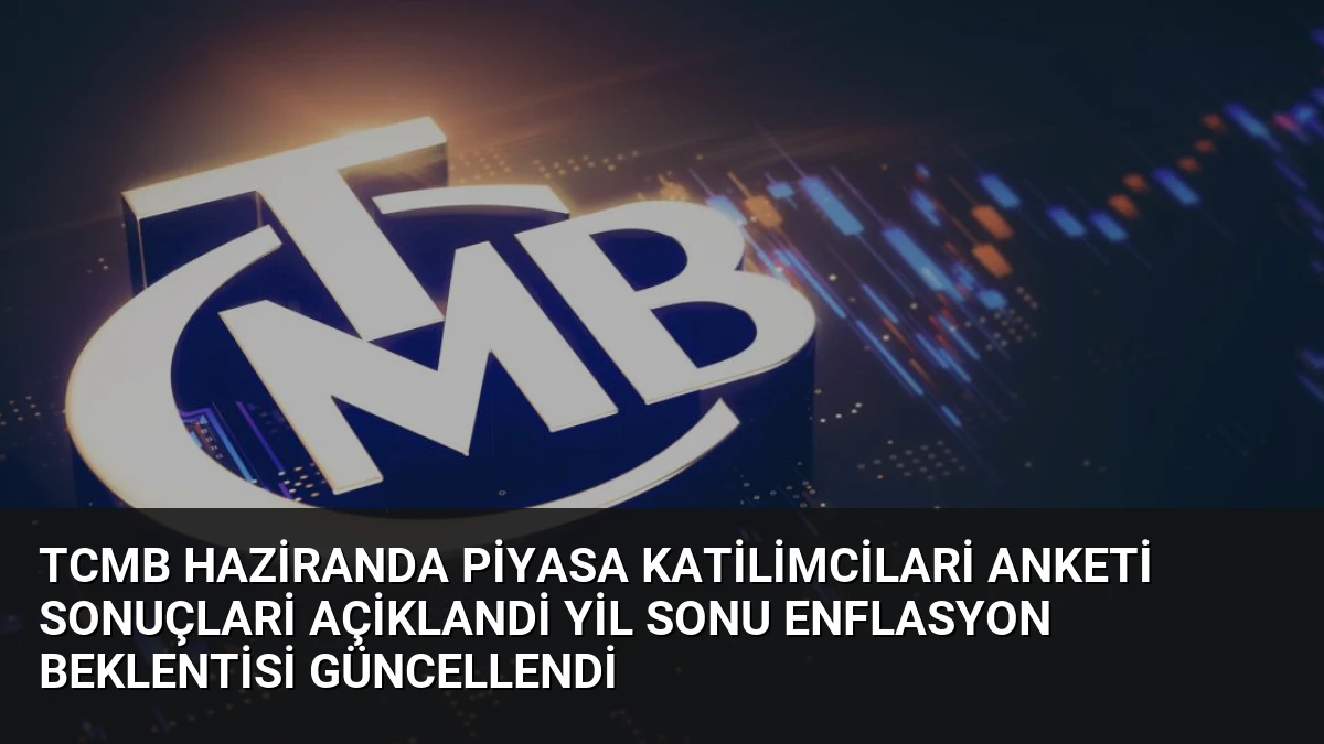TCMB Haziranda Piyasa Katilimcilari Anketi Sonuçlari Açiklandi Yil Sonu Enflasyon Beklentisi Güncellendi