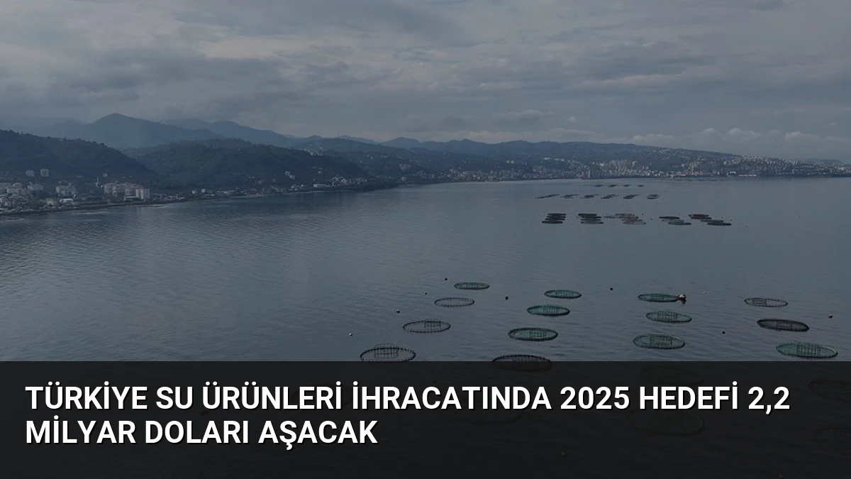 Türkiye Su Ürünleri İhracatında 2025 Hedefi 2,2 Milyar Doları Aşacak