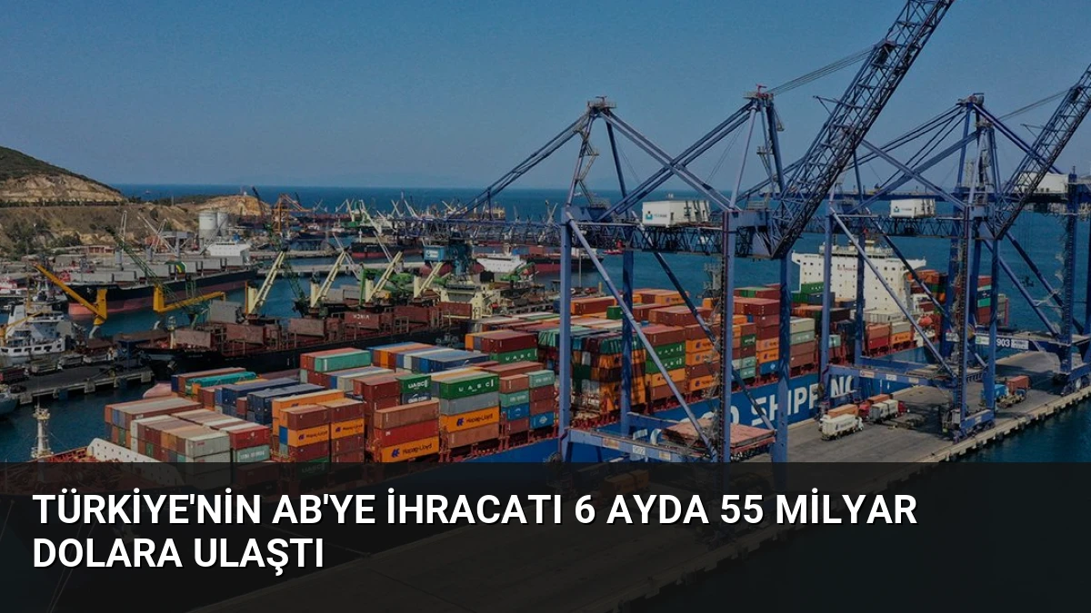 Türkiye’nin AB’ye İhracatı 6 Ayda 55 Milyar Dolara Ulaştı
