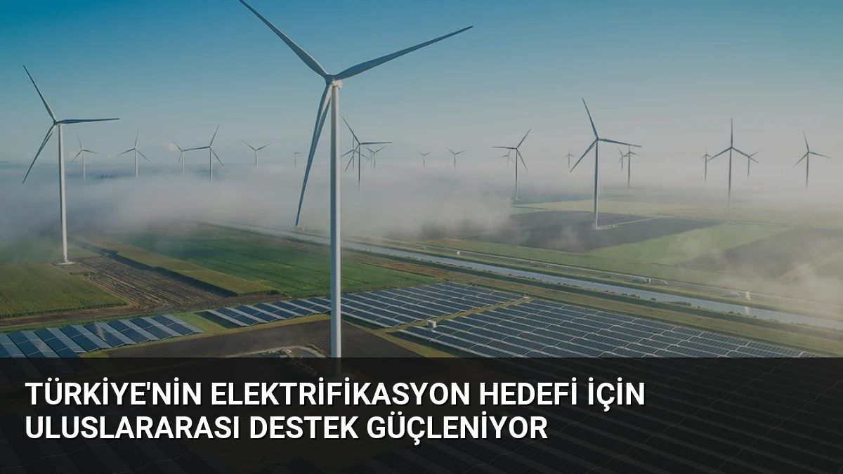 Türkiye’nin Elektrifikasyon Hedefi İçin Uluslararası Destek Güçleniyor