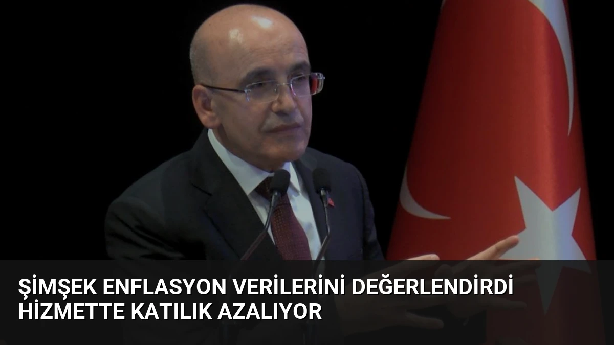 Şimşek Enflasyon Verilerini Değerlendirdi Hizmette Katılık Azalıyor