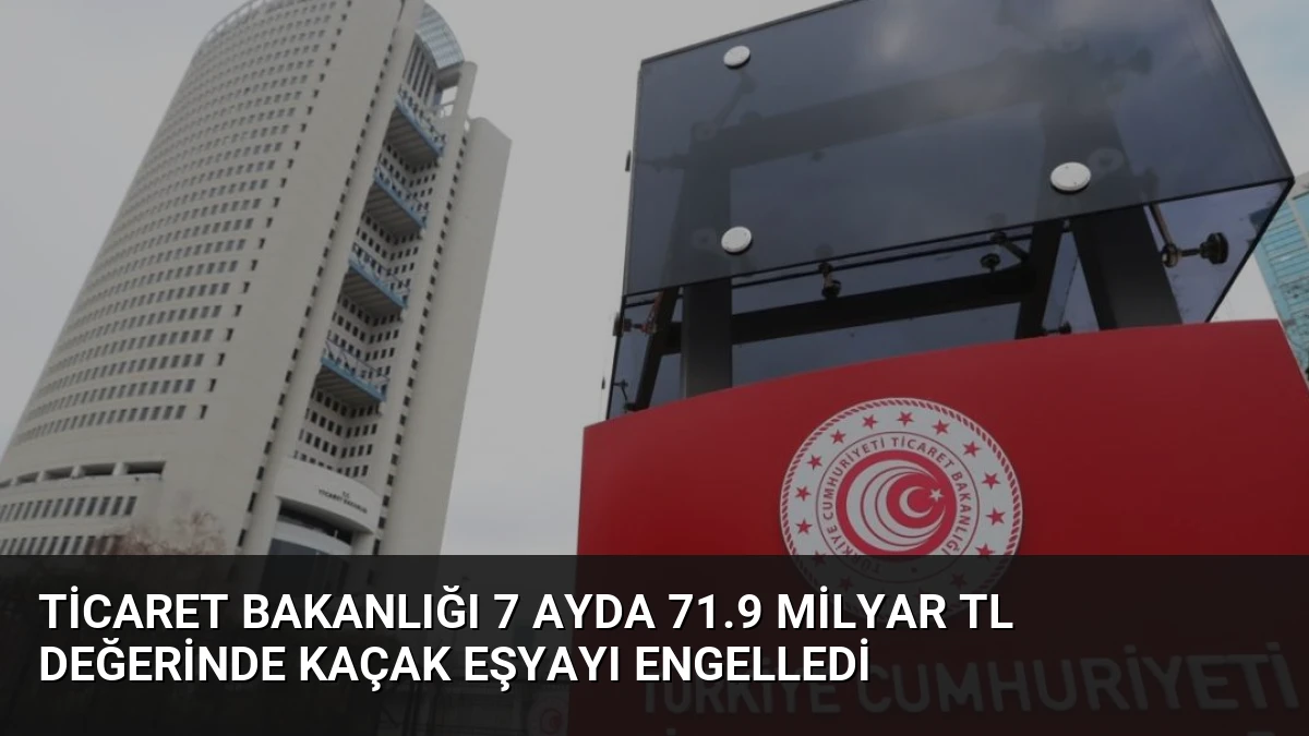 Ticaret Bakanlığı 7 Ayda 71.9 Milyar TL Değerinde Kaçak Eşyayı Engelledi