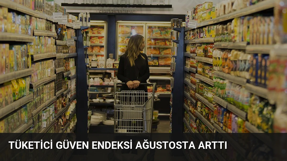Tüketici güven endeksi ağustosta arttı