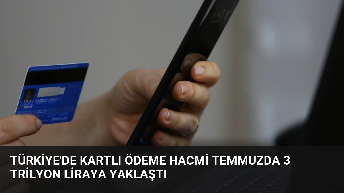 Türkiye’de Kartlı Ödeme Hacmi Temmuzda 3 Trilyon Liraya Yaklaştı