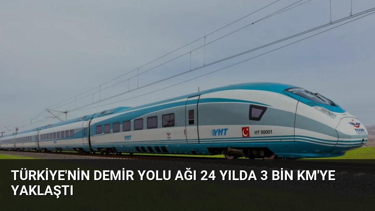 Türkiye’nin Demir Yolu Ağı 24 Yılda 3 Bin Km’ye Yaklaştı