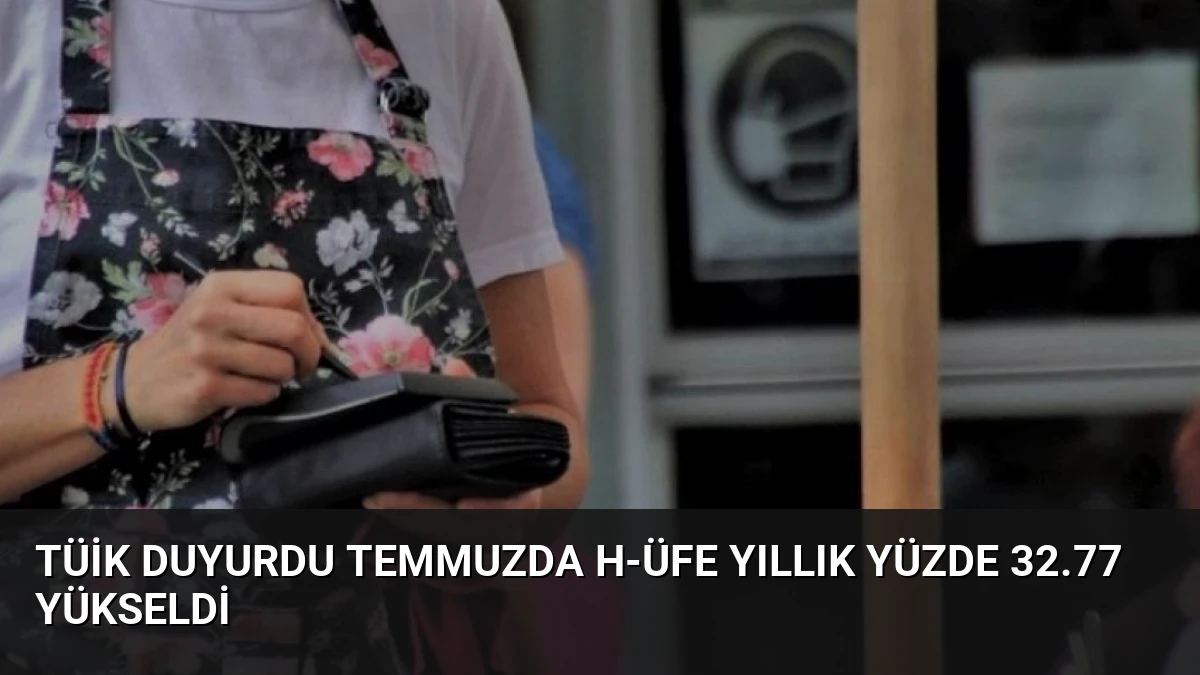 TÜİK Duyurdu Temmuzda H-ÜFE Yıllık Yüzde 32.77 Yükseldi
