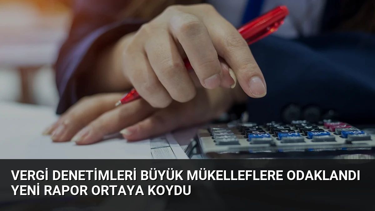 Vergi Denetimleri Büyük Mükelleflere Odaklandı Yeni Rapor Ortaya Koydu